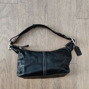 Coach Legacy Black Leather Small Hobo Bag 9564